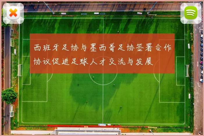 西班牙足协与墨西哥足协签署合作协议促进足球人才交流与发展